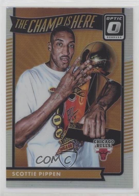 2016 Donruss Optic The Champ is Here Holo Silver Prizm Scottie Pippen HOF 0y1d