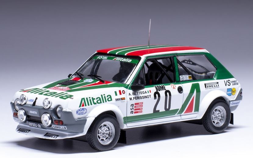IXOMODELS FIAT Ritmo 75 Abarth n20 Rallye Monte Carlo 1979 miniature 1/43