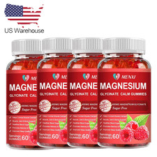 Magnesium Gummies 600mg per Serving - Magnesium Glycinate  Magnesium Malate