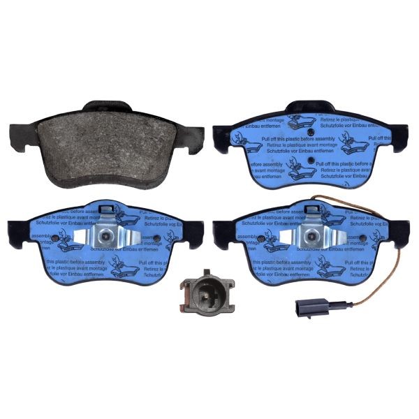 Front brake pads set for Fiat Doblo, Doblo Cargo; Opel Combo