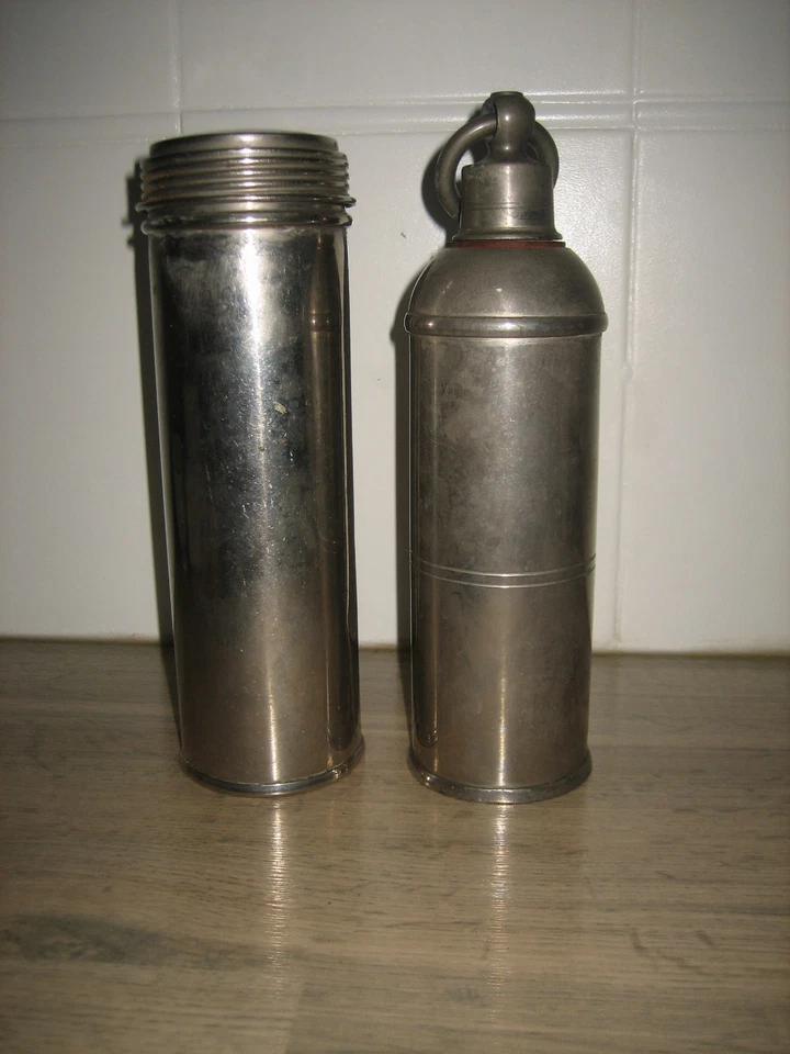 2 Ancienne Bouillotte en Etain & Métal - Photo 4/4