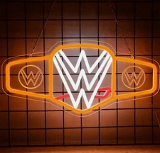 16"x8" Wrestling Federation Gym LED Neon Sign With Dimmer USB Powered Light