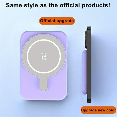 100000mAh Magnetic Wireless Power Bank Portable Fast Charger External Battery