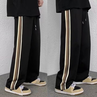 Hose in voller Länge koreanische lockere Hose für Hip-Hop-Stil bequeme Passform