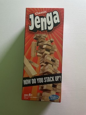 Hasbro Classic Jenga Game - A2120 Jenga Never Used Complete In Box