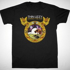 THIN LIZZY JOHNNY THE FOX Heavy Cotton Black All Size T Shirt JU780