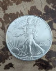 1986 American Silver Eagle (AU) 1 Troy Oz .999 Fine Silver First Year Mint ASE