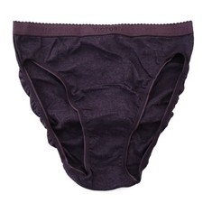 NEW Victoria's Secret VTG 100 Cotton Signature Hi Leg Brief Panty MEDIUM