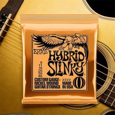 New 3 Pack Ernie Ball 2222 Hybrid Slinky Nickel 09-46 Electric Guitar Strings