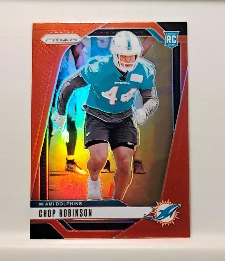 Chop Robinson Rookie Retail Red Prizm (-#/15) *CASE HIT*- 2024 Panini Prizm #319