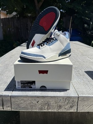 Jordan 3 Levi Light Denim Blue size 7 men 
