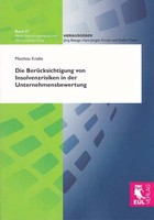 Die BerüCksichtigung Von Insolvenzrisiken In Der Unternehmensbewertung Matthias