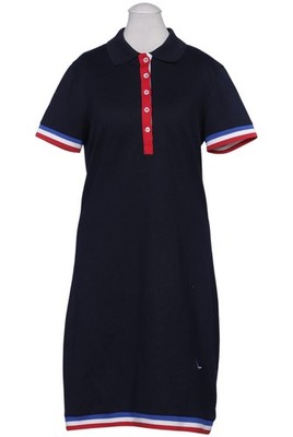 Trigema Kleid Damen Dress Damenkleid Gr. S Baumwolle Marineblau #cyodzh5