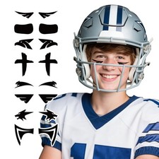 144 Pairs Sports Eye Black Temporary Tattoos, Smudgeproof EyeBlack Sticker fo...