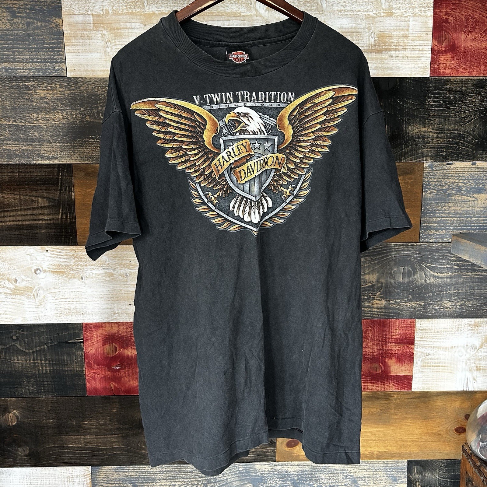vintage 90s harley davidson t shirt V Twin Tradition Murells XL 90s 