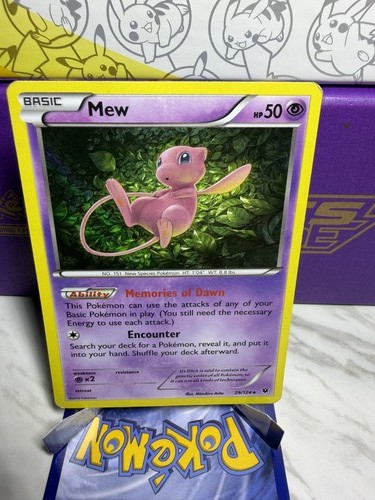 Mew - 29/124 Holo Pokémon TCG XY Fates Collide MP - Ships Today!