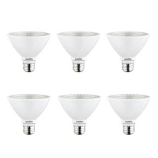Sunlite LED PAR30 Short Neck Flood Light Bulb, 9 Watt, 6 Pack, 5000k Daylight
