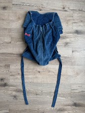 Snugli Vintage 80s Handmade Blue Corduroy Baby Carrier Backpack/Frontpack