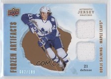 2008 Upper Deck Artifacts Frozen Jersey Dual /199 Borje Salming #FAD-SA HOF 0c3