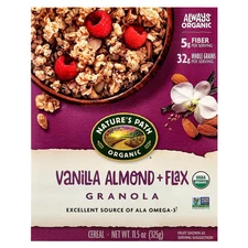 Organic Vanilla Almond + Flax Granola Cereal, 11.5 oz (325 g)