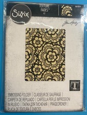 sizzix texture fades Embossing Folder - Lace