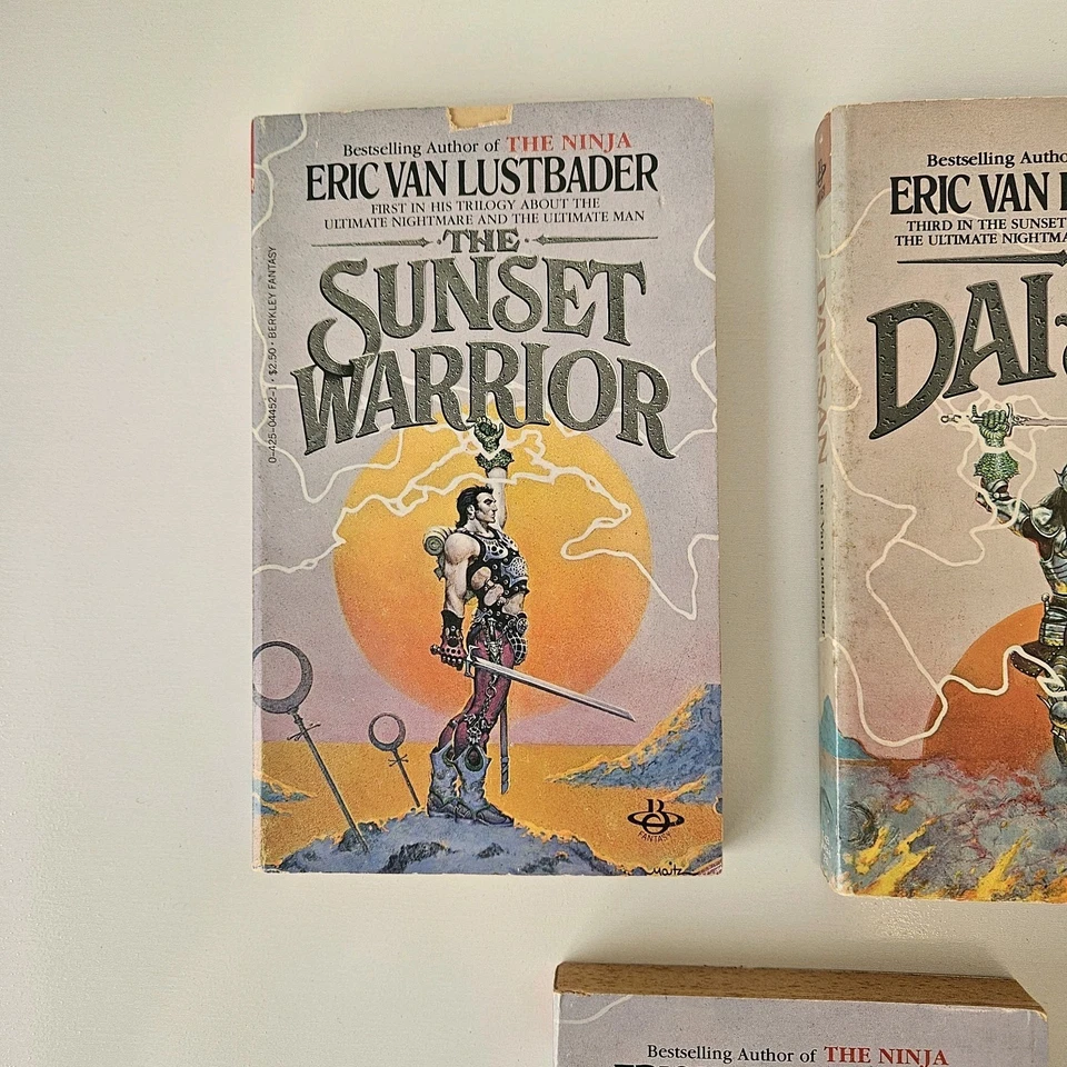 LOT: Sunset Warrior Trilogy, Shallows Of Night, Dai-Sun, by Eric Van Lustbader - Image 2 of 4