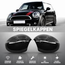 L+R Türaußenspiegel Abdeckung für MINI COOPER R55 R56 Glänzend Spiegelkappe L+R Türaußenspiegel Abdeckung für MINI COOPER R55 R56 Glänzend Spiegelkappe