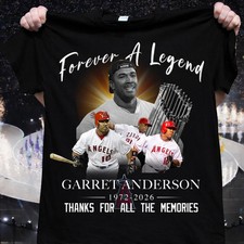 Garret Anderson 1972-2026 Shirt, Thanks For All The Memories