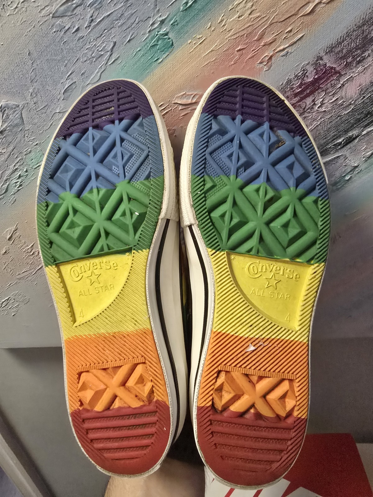 Converse Chuck Taylor All Star Pride LGBTQ 167756C Rainbow  Womens Size 6 thumbnail 7