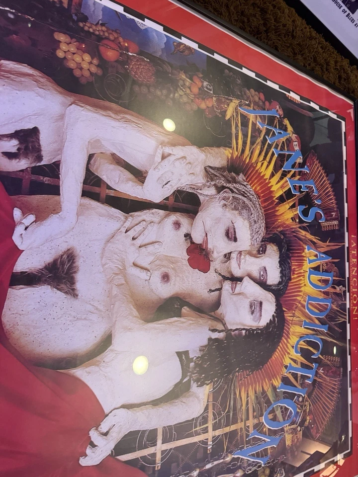 RARE BANNED VERSION HUGE JANE'S ADDICTION Ritual De Lo Habitual 1990 US POSTER - Image 3 of 4