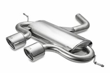 R32 Edelstahl Sportauspuff Endschalldämpfer für VW Scirocco III R-Line 100mm