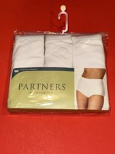 VTG Mervyn's Partners Intimates Nylon Brief Panties NOS 3 Pack Size 10 NEW NWT