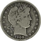 1908-O Barber Half in a SAFLIP® - Fine
