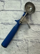 VINTAGE VOLLRATH 9" LONG SHEBOYGAN BLUE ICE CREAM SCOOP USA