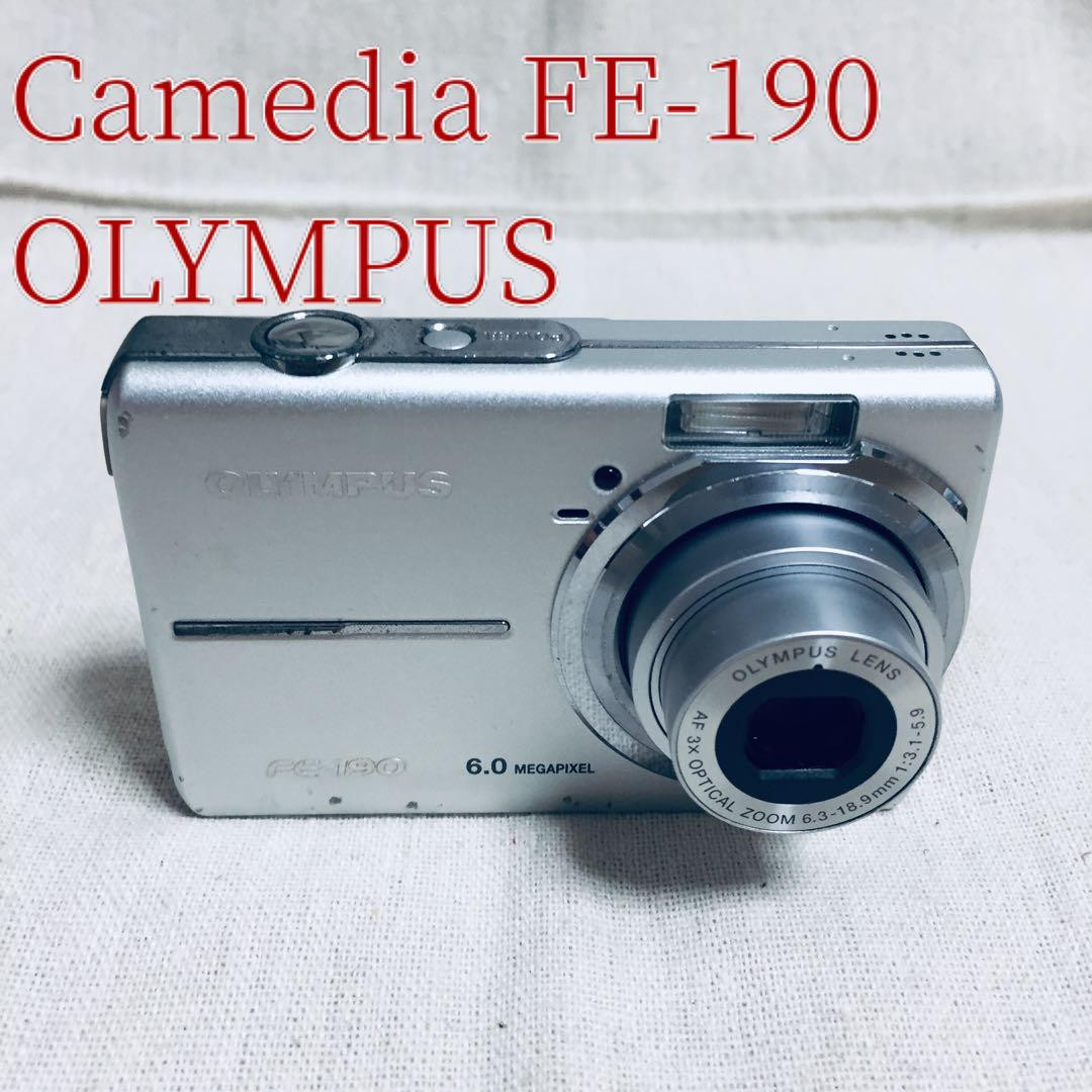 ♥オリンパス♥　OLYMPUS CAMEDIA FE FE-190 デジカメ OLYMPUS CAMEDIA FE-190 Old compact digital camera In good
