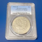 1921-D Morgan Silver Dollar PCGS Genuine Cleaned-AU Detail 90% Silver US Coin