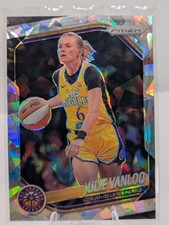Julie Vanloo | 2025 Panini Prizm WNBA #132 Ice Prizms | Los Angeles Sparks