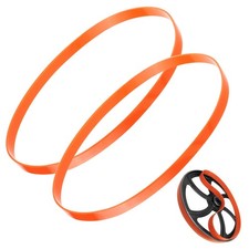 Koatukys 2PCS 9 inch x 1/2 x .095 Band Saw Tires Orange