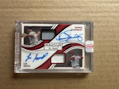 2023 Panini Immaculate - Lee Smith / Dennis Eckersley Dual Patch Auto /15 #DMSES