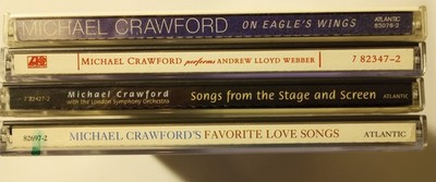 4 CD lot Michael Crawford Stage Screen Andrew Lloyd Webber Favorite Love Songs +