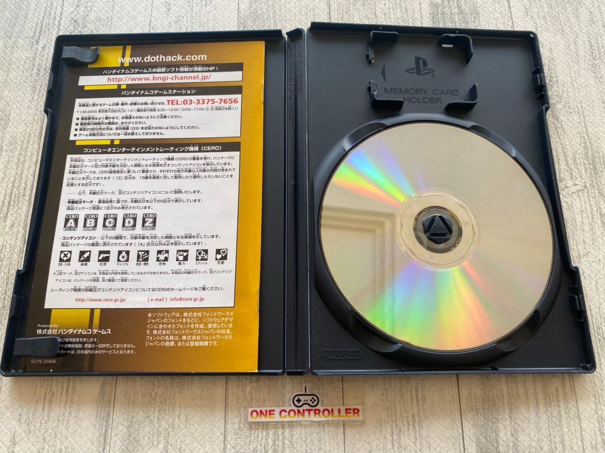 SONY Playstation 2 PS2 Dot hack .hack series 7pcs set from Japan