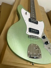 US Custom green strobe electric guitar P90 pickup chrome hardware 6 strings