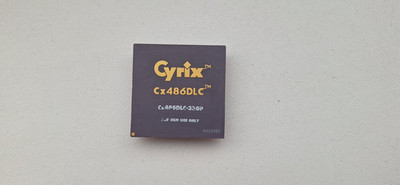Cyrix Cx486DLC-33GP CPU 80386 to 486 upgrade 486 CPU GOLD