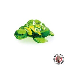 NEW Castle Enterprises Adorable Glass Turtle with Gold Leaf Extra Large
