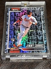 Jimmy Crooks 2026 Topps Series 1 Holiday Easter Black Rabbit Card