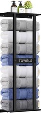 Bathroom Towel Storage Rack Wall Mounted Bathroom Towel Rack