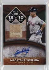 2025 Series 2 Rounding the Bases Relics Orange 16/25 Masataka Yoshida Auto 0fo5