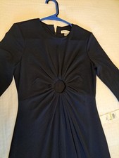NWT Calvin Klein Maxi Dress Navy Size 4