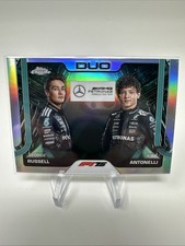 2025 Topps Chrome Formula 1 F1 Mercedes Duo #167 Refractor
