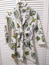 Star Wars Mandalorian Grogu Baby Yoda Plush Robe Childrens Size M 8 